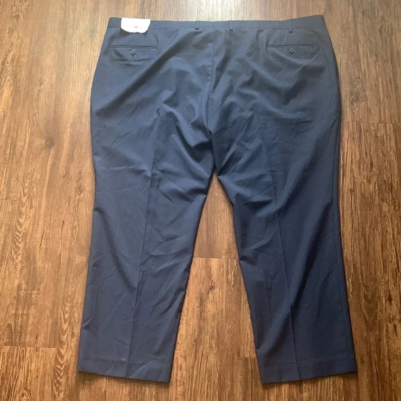 Michael Strahan Dress Pant Blue Big & Tall Size 52 x 29 New - Picture 7 of 10